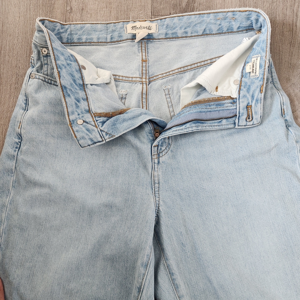 Madewell High Rise Light Wash Jeans